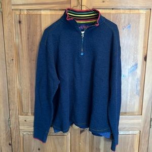 Robert Graham Adrift Quarter Zip Waffle Shirt